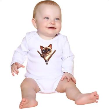 Imagem de Body intantil Siames no ziper - Alearts, GG