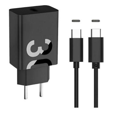 Imagem de Carregador Turbo 30w Compativel com celular Motorola Moto G10 G9 G8 G7