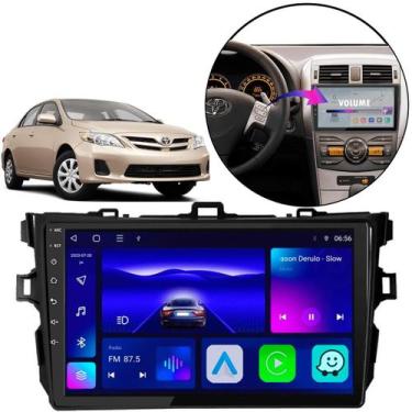 Imagem de Kit multimidia octa-core 9" corolla 09/14 toyota carplay - Geral, Pret