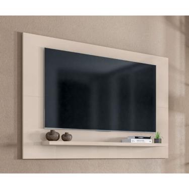 Imagem de Painel Safira para Tv até 60 Polegadas 1 Prateleira  Off White - Rede Móveis