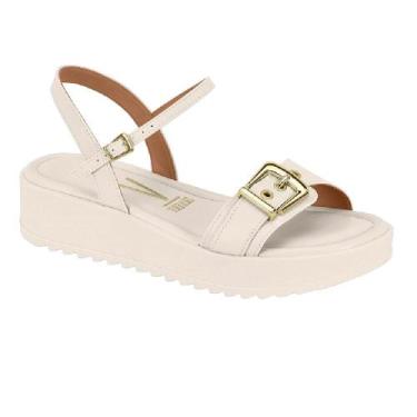Imagem de Sandalia vizzano papete plataforma ref 6492.322.7286, 36, Branco off