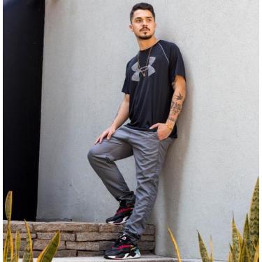 Imagem de Calça Tactel Adulto 2 Bolsos Esportiva Academia Corrida 425 - FR, Chum