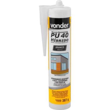 Imagem de Selante Poliuretano Híbrido Pu40 Branco 387g Vonder