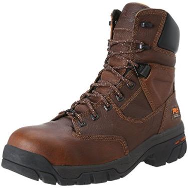 Imagem de Timberland PRO Boondock Bota industrial masculina impermeável resistente a perfurações de 20 cm, Marrom, 7 Wide