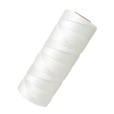 Imagem de BSRHOME Linha De Corda De Pedreiro, Fio De Nylon De 600 Pés De Comprimento, 18 Fios De Nylon Trançados Para Ferramentas De Jardinagem Ou Alvenaria, Fio De Barbante Para Jardinagem, Branco