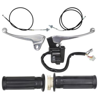 Imagem de PW50 Alavanca do cabo de freio de controle do interruptor de partida da carcaça do acelerador para Yamaha PW50 PY50 Peewee 50 LONCIN PY50 JIANSHE Motocicleta Dirt Bike