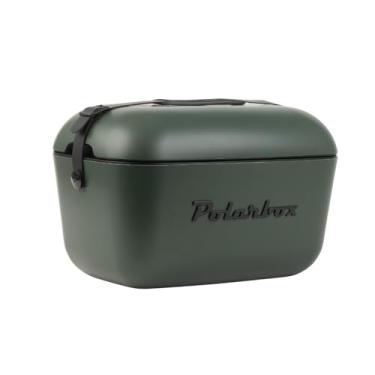 Imagem de Polarbox Cooler Cooler retrô para praia, vintage, piquenique, lancheira, portátil, viagem, acampamento, caminhada, caixa de gelo estilo anos 90, extra grande, leve para latas, cervejas e bebidas