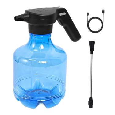 Imagem de WeiLaiKeQi Garrafa elétrica do pulverizador 3l, bocal ajustável da névoa do pulverizador de água da senhor da planta para a limpeza do quintal do, Azul