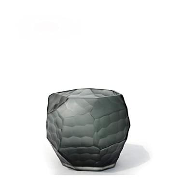 Imagem de Vaso Nordic manual de moagem esculpida vaso vidro colorido geométrico vaso flores sistemas hidropônicos casamento decorativo decoração para casa Vaso de flores(Médio)