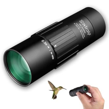 Imagem de Telescópio monocular, monóculos 20 x 63 cm para adultos, monóculo compacto, portátil, impermeável, com alça de mão, telescópio de bolso leve para caça, observação de pássaros, caminhadas, viagens (20