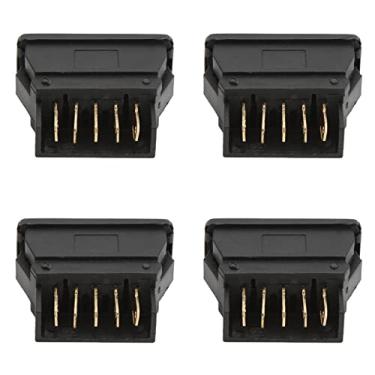 Imagem de 8pcs 5pin Janela Acionamento Janela Janela Vidro Chave de Janela Janela Com Lâmpada Carro Universal Glass Lift Switches Com Lâmpada Verde Dc12v 24v