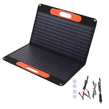 Imagem de Vomeko portátil dobrável 60w Solar Panel Charger, carregador solar dobrável portátil de 4 em 1, com saída USB para telefones celulares