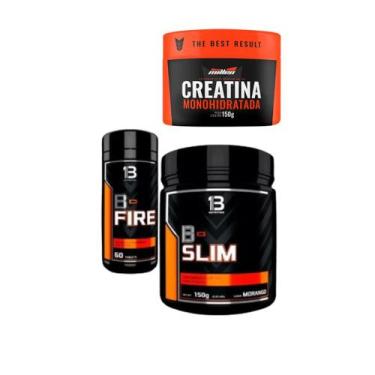 Imagem de Combo de Suplementos B Fire B Slim e Creatina 150g Pura - 13 NUTRITION