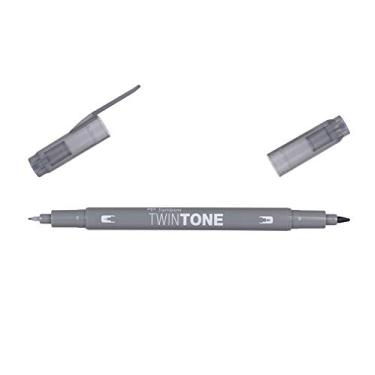 Imagem de Tombow, Caneta Twintone Dual Pen - Tom Pastel - 1 Unidade (Gray)