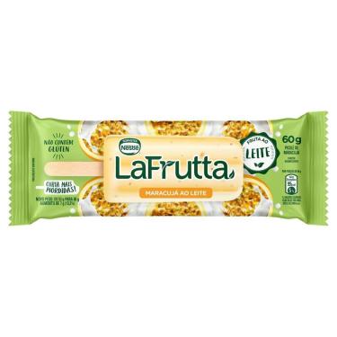 Imagem de Picolé Maracujá ao Leite Nestlé La Frutta 60g Sem Glúten