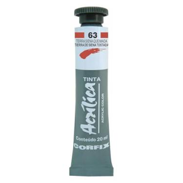 Imagem de Tinta Acrílica Corfix 20 ml 063 - Terra Siena Queimada