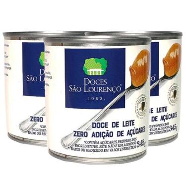 Imagem de Kit c/ 3und Doce de Leite Zero Ad. Açucar S LOURENCO 345g - São Louren