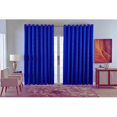 Imagem de Cortina Jacquard Luxo Em Tecido Semi Blackout Sala 6,00X2,80 - B.F Con