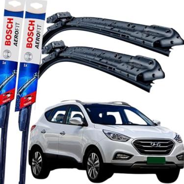 Imagem de Par Palheta Limpador Parabrisa Dianteiro Silicone Bosch Paleta Hyundai IX35-2008 á→ 2024