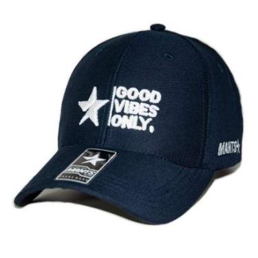 Imagem de Boné Azul Marinho Unissex 06 Gomos Aba Curva - Mants Clothing-Unissex