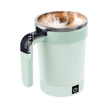 Imagem de Caneca Elétrica de Café com Agitação Automática - 380ml - Recarregável