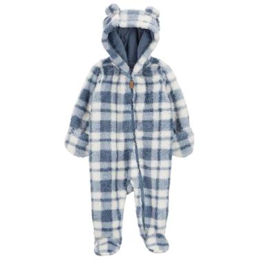 Imagem de Carter's Carrinho de bebê feminino, azul/xadrez, 6 meses