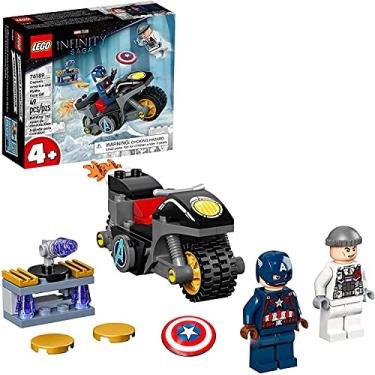 Imagem de 76189 LEGO® Marvel O Confronto entre Capitão América e Hydra; Kit de Construção (49 peças)
