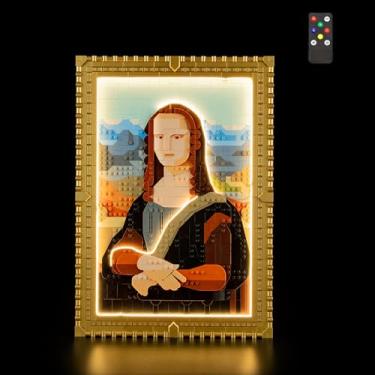 Imagem de LIGHTAILING Luz para Lego-31213 Mona Lisa - Kit de iluminação LED compatível com blocos de construção Lego Modelo: versão de controle remoto - não inclui o conjunto de modelos