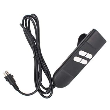 Imagem de ApplianPar Sofá Elétrico para Baixo 4 Botões Linha de Rolo de 5 Pinos 180 Degrees Controle Remoto para Alto-falante e Reclinador de Potência Okin Pride Berkline