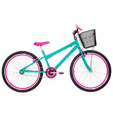 Imagem de Bicicleta Feminina Aro 26 Rbx Aero Cor Verde água E Pink