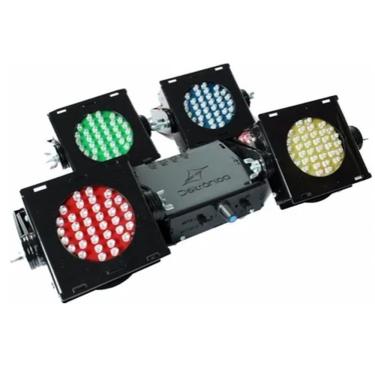 Imagem de Kit 4 Canhão Led, Iluminação Dj Profissional, Jogo De Balada