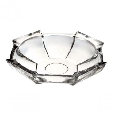 Imagem de Centro De Mesa Cristal 32cm Stage Fruteira Prato Decoração