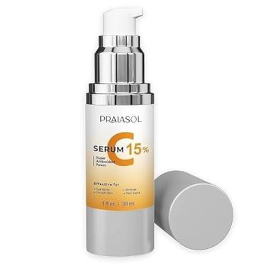 Imagem de Praiasol Soro De Super Vitamina C Para Mulheres Acima 70 Anos: Fórmula Avançada Antienvelhecimento Ativadora Brilho, Creme Facial Antirrugas, Antienvelhecimento, Hidrata, Suaviza, Levanta E Firma