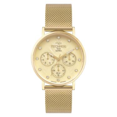 Imagem de Relógio Technos Feminino Slim Dourado - 6p29ama-1d 6p29ama-1d
