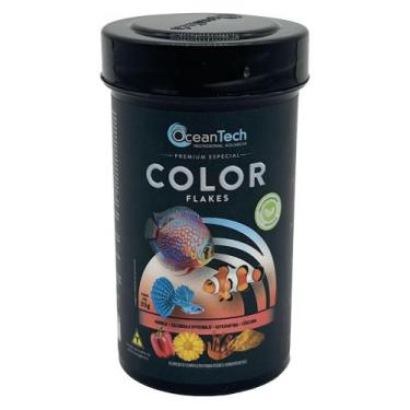 Imagem de Ração Para Peixe Color Flakes 20g - Oceantech