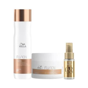 Imagem de Wella Fusion Sh 250ml + Masc 150ml + Oleo 30ml - Wella profissional