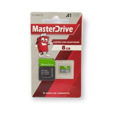 Imagem de Cartão de Memória 8GB Micro SD Classe 10 MasterDrive