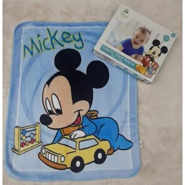 Imagem de Cobertor Disney Mickey Carrinho- Raschel Antialérgico - Licenciado- Az