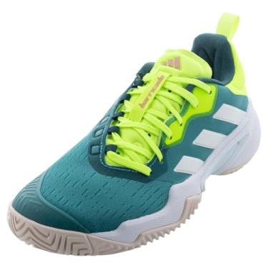 Imagem de adidas Tênis feminino Barricade Arctic Fusion e branco, Verde, 9.5