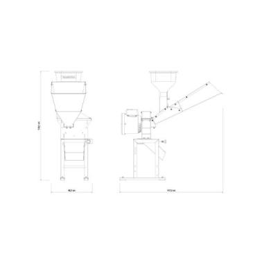 Imagem de Triturador Elétrico Tramontina TE30T com Suporte Quadrado Motor 2 hp B