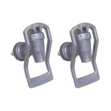 Imagem de 2 Torneira Alavanca Copo Cinza Karina Original