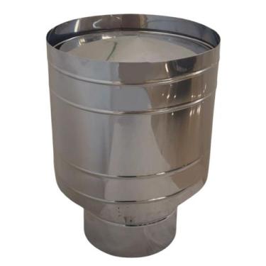 Imagem de Chapéu Canhão De Inox 304 Escovado Sputnik Duto 12 Polegad - INOX LAUR