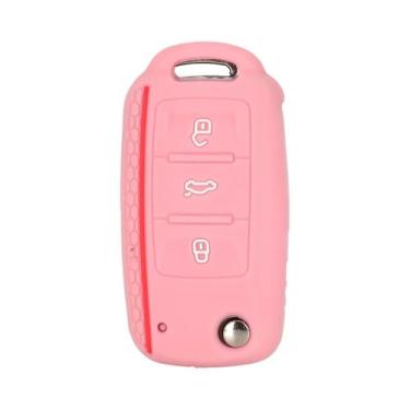 Imagem de Capa Remota Sem Chave De Silicone Para VW Caddy Golf Jetta Polo Passat