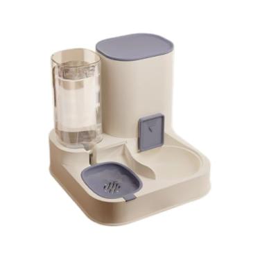 Imagem de Bebedouro com Comedouro Alimentador Automático Pet Cães Gato(Azul)