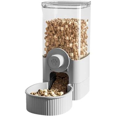 Imagem de Alimentador e Bebedouro Automático 1,2L para Gaiola - Cães, Gatos, Coelhos e Outros Pets(Alimentador)