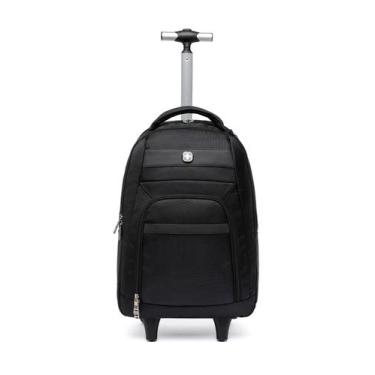 Imagem de Mochila De Rodinha Escolar Masculina Bolsa Viagem Reforçada - CROSSGEA