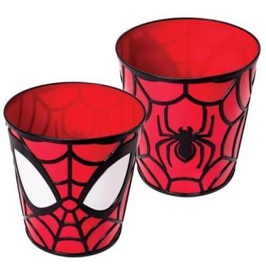 Imagem de Kit 2 Baldes Potes De Pipoca 3d Homem Aranha Spiderman - Plasútil