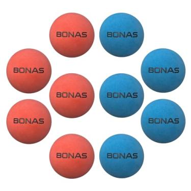 Imagem de Bolinha Semi Profissional BONAS Borracha Resistente Para Frescobol Tênis de Praia Super Kit (10)