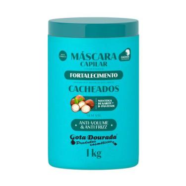 Imagem de Máscara Capilar Cacheados Gota Dourada 1Kg