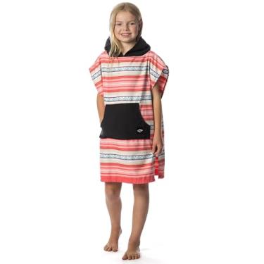 Imagem de Poncho de mudança de fluxo para crianças - Poncho de toalha de natação com capuz de microfibra para meninos e meninas, perfeito para praia, piscina ou natação - secagem rápida, absorvente, leve e